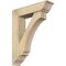 Ekena Millwork Imperial Traditional Rough Sawn Bracket w/ Offset Brace, Douglas Fir, 8"W x 32"D x 40"H BKT0806X32X40IMP01RDF - alternate 1